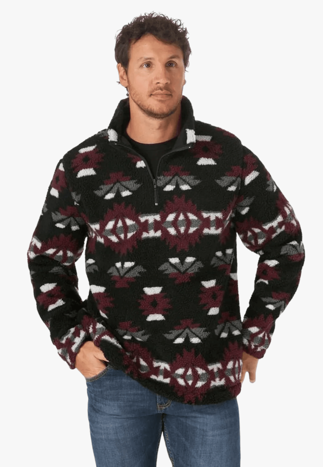 Wrangler CLOTHING-Mens Jackets Wrangler Mens Sherpa Jacket
