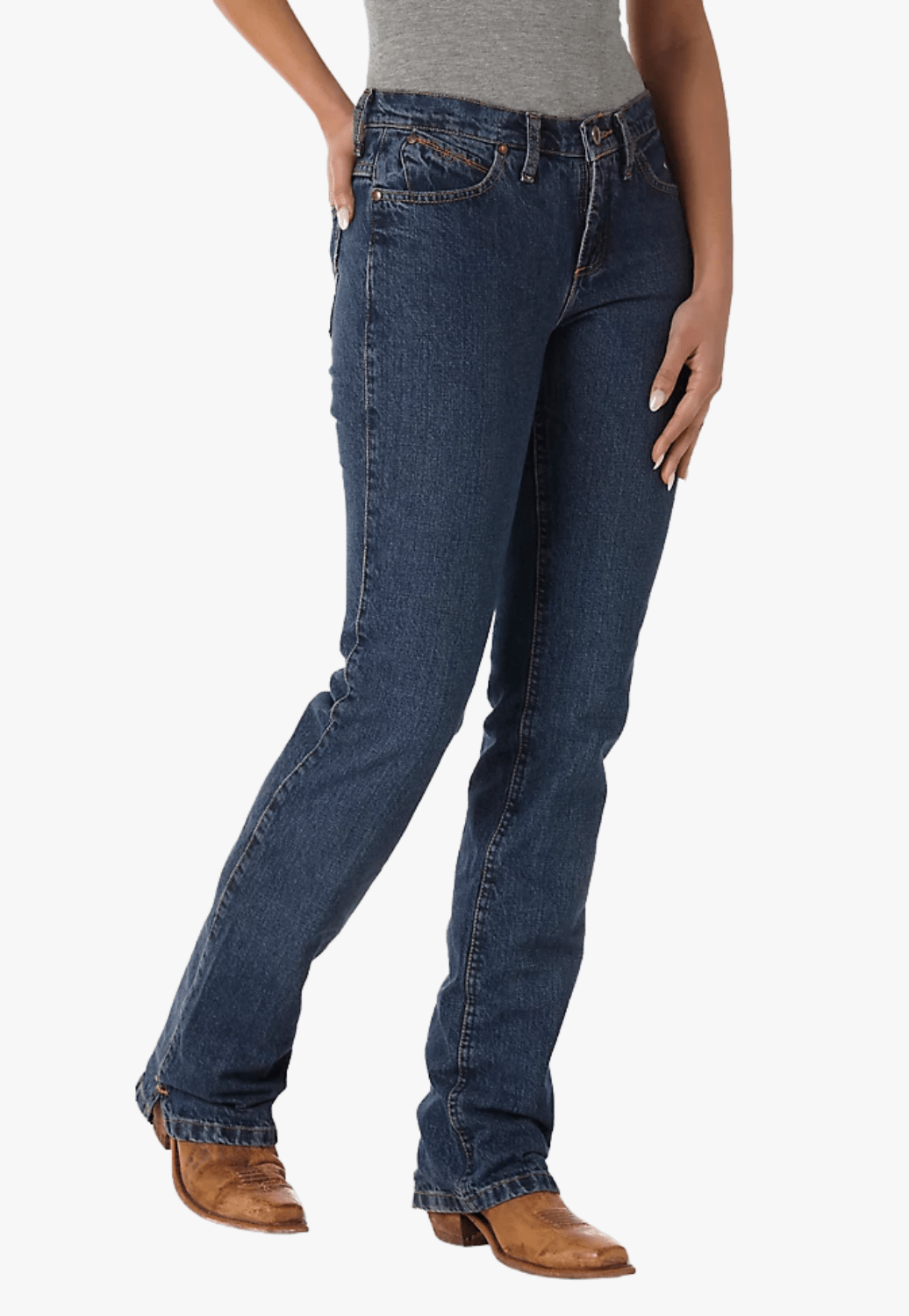 Wrangler CLOTHING-Womens Jeans Wrangler Womens Cash Mid-Rise Jean