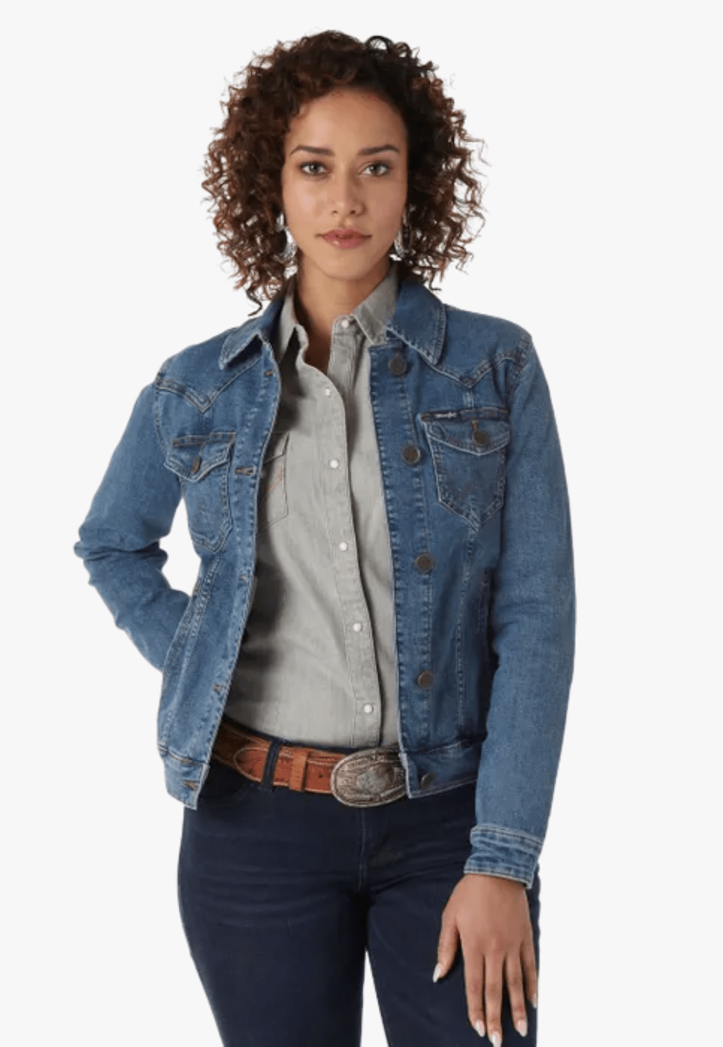 Wrangler CLOTHING-Womens Jackets Wrangler Womens Denim Jacket