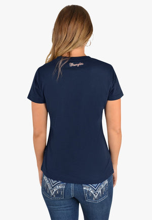 Wrangler CLOTHING-WomensT-Shirts Wrangler Womens Long Live Cowgirls T-Shirt