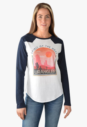 Wrangler CLOTHING-Womens Long Sleeve Shirts Wrangler Womens Navada Long Sleeve Shirt