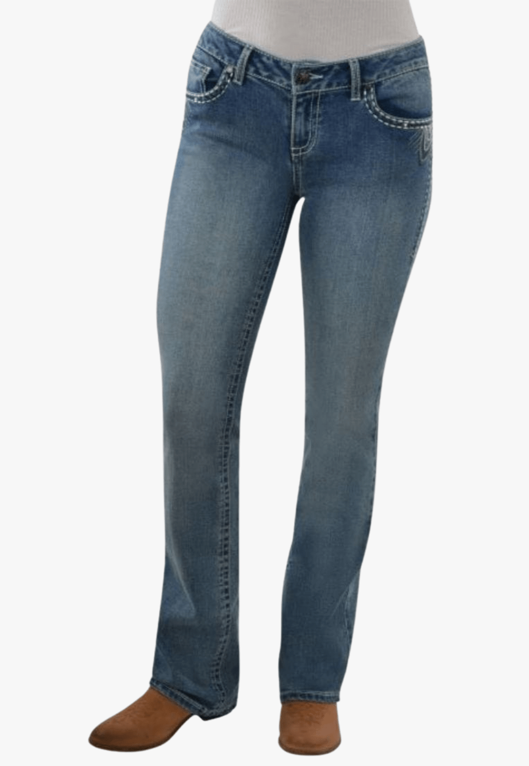 Wrangler CLOTHING-Womens Jeans Wrangler Womens Rock 47 Jerry Jean - 34 Leg
